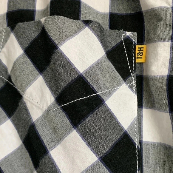 Mens Plaid Button Down Shirt Size Medium - Picture 2 of 4